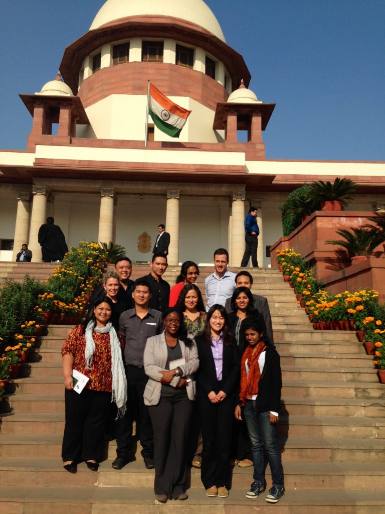 Bertha Fellows Outside Supreme Court, India