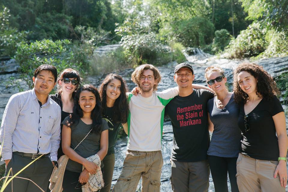 From left: Lum Ja (Myanmar), Katherine McDonnell (US), Than Than Aye (Myanmar), Upasana Khatri (US), Sean Powers (US), Thornthan Kanmangmee (“Neung”) (Thailand), Michelle Harrison (US), Camila Mariño (Peru)