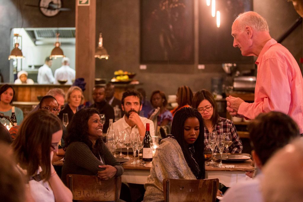Justice Edwin Cameron addressing the Bertha Justice Initiative "Be Just" Fellows and Alumni at the Bertha Justice Initiative Global Convening in South Africa (March, 2016)